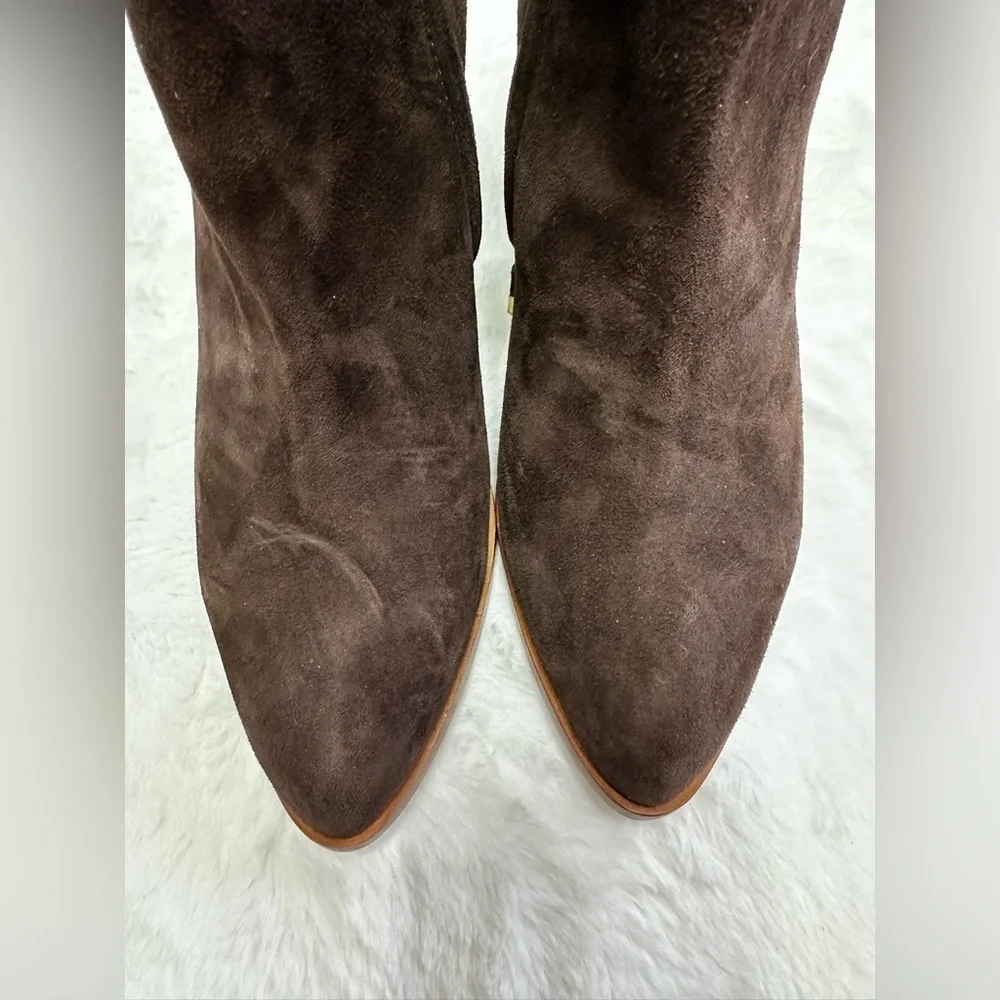 Alberto Fermani Rich suede Brown Ankle Booties